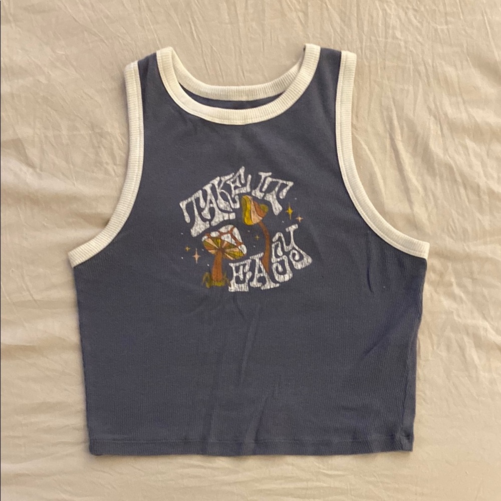 Kids Navy Blue Sleeveless Top